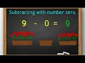 Subtraction With Zero Learn how to Subtract With Zero For Kids