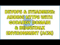 DevOps SysAdmins Adding https with Godaddy domain beanstalk environment ACM