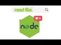 read file nodejs