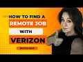 How to Find a Remote Job With VERIZON