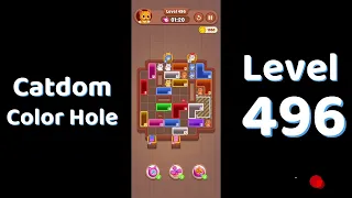 Catdom Color Hole Level 496 Screenshot