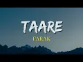 Taare - Farak | (Lyrics)