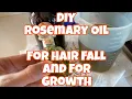 Download Lagu DIY ROSEMARY OIL FOR HAIR FALL AND FOR HAIR GROWTH #howto  #howtomake #preparation #tutorial #video 