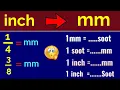 inch to mm convert or or inch to mm