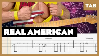 Hulk Hogan - Real American - Rick Derringer - Guitar Tab | Lesson | Cover | Tutorial