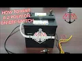 HOW TO WIRE A ON OFF SWITCH 2 POSITION TOGGLE SWITCH
