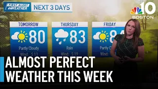 Great weather ahead for Boston s mid-week