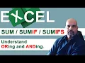 Excel SUM SUMIF SUMIFS explained
