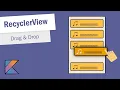 RecyclerView Drag and Drop in Android Studio - Part 3