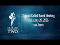 Richland School District Two Special Called Board Meeting July 28 2026