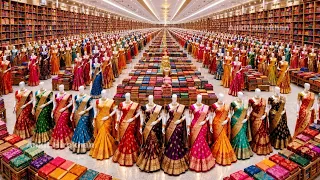 1000 रुपए वाली साड़ी | मात्र 65 रुपए से साड़ी | 250 से लहँगा | 65 ₹ से कुर्ती  | Sadi Factory Live