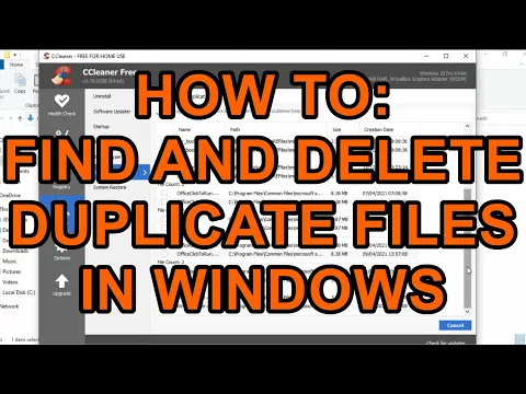 Download MP3 Windows: How to find and delete duplicate files easily