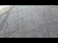 Walking on a concrete map of Detroit