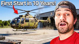 Starting my German Ex-Military Helicopter for the First Time!