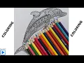 CUTE DOLPHIN COLORING -