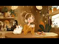 Gentle Cafe Animation Cozy Jazz for a Peaceful Morning - Slow Down Enjoy Today