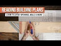 How-To Reading Construction Blueprints Architectural - Doors Windows Layout