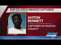 2nd of 4 escaped Chesterfield County inmates found in Halifax County NC