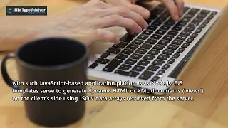 What is an EJS file and how can you open it