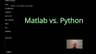 Matlab vs Python Correct Answer Python