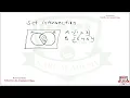 8 SET THEORY - Venn diagram representations union intersection set difference complement