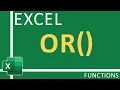 How To Use Excel OR Function Tutorial Excel Tutorial for Everyone