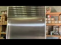 The proper way to clean a sub zero condenser 500 600 and bi series