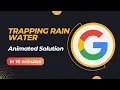Trapping Rainwater Amazon Google in Just 10 Minutes Leetcode InterView Question