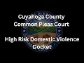 High Risk Domestic Violence Docket
