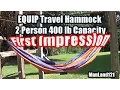 EQUIP Travel Hammock 2 Person 400 lb Capacity