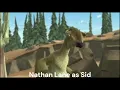 Different Voice Actors for Ice Age