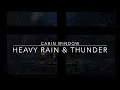 Download Lagu Heavy Rain \u0026 Thunder on a Cabin Window - 1 hour Rain Sounds for Sleep