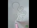 octopus drawing