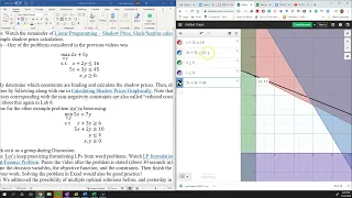 Optimization IV Calculating Slack Values Graphically
