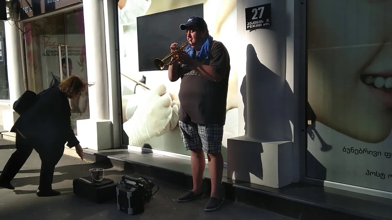 Street music.Tbilisi, May 2020 (F.R. David - Words don't come easy)
