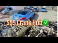 Making My M4 Bullet Proof S55 Crank Hub Installed