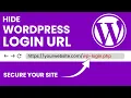 How to Change Your WordPress Login URL Hide WP-ADMIN URL Safe Way 2025