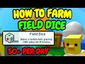HOW TO FARM FIELD DICE LIKE A PRO in Bee Swarm Simulator