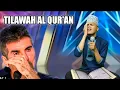 Lagu reciting the Qur'an It is very melodious to touch the hearts of the jury - American Got Talent #agt