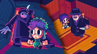 A Pixel Horror Game Where Your Daddy Eats You If You Don't Clean Your Haunted House