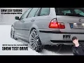 Snow drive w Bmw 330xdrive 3 0i E46 Touring Mitch Motor Vlog