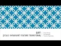 SIFT Scale-invariant feature transform