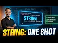 String Programs in One Shot ICSE Class 10 Computer Applications