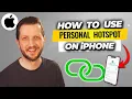 How to use Personal Hotspot on your iPhone