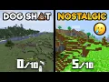Which Minecraft Version Has The WORST Generation