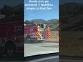 Horrible accident on the 210 W by hubbard honda Civic got destroyed with 2 fatalities today