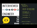 Tic Tac Toe JavaScript Interview with a FAANG Engineer