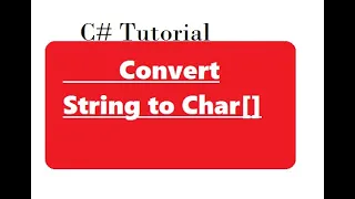Convert String to Character Array in C