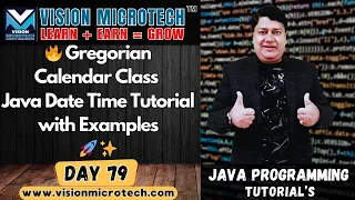 Gregorian Calendar Class in Java Java Date Time Tutorial with Examples