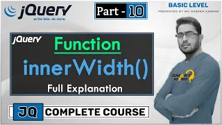 innerWidth function in JQuery in hindi Beginners must watch by smart mind